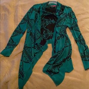 Aztec design cardigan